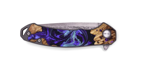 EDC Wood Pocket Knife - Johan (Purple, 826359)