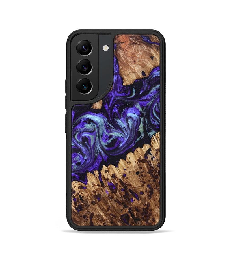 Galaxy S22 Wood Phone Case - Johan (Purple, 826359)