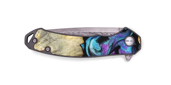 EDC Wood Pocket Knife - Elvera (Purple, 826361)