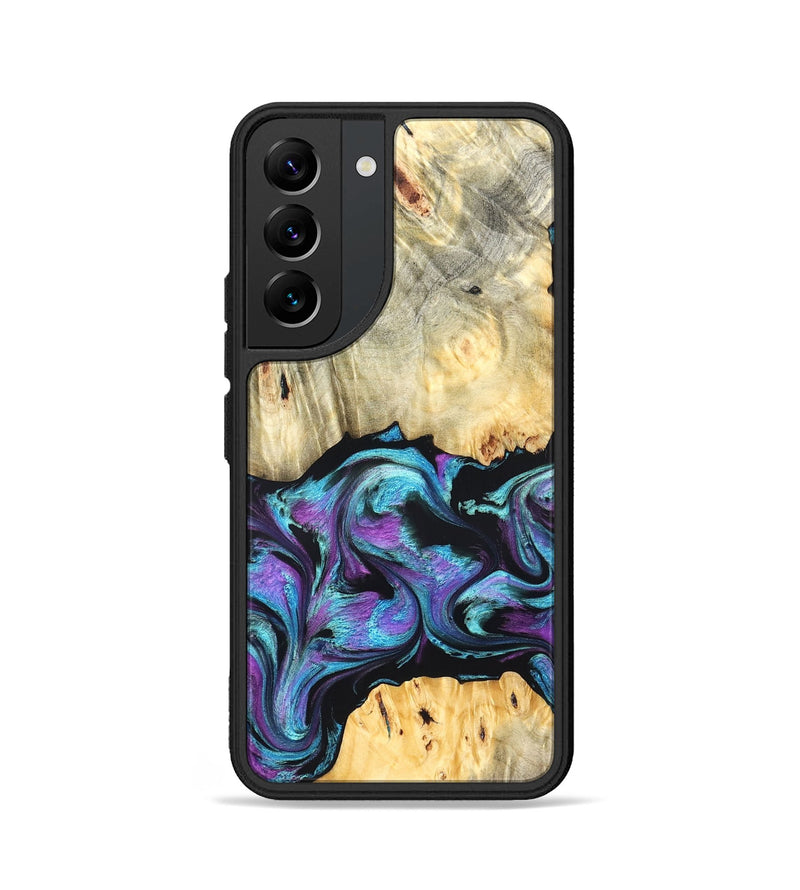 Galaxy S22 Wood Phone Case - Elvera (Purple, 826361)