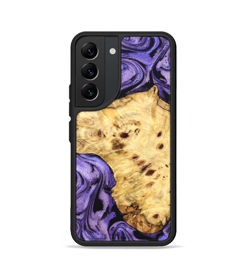 Galaxy S22 Wood Phone Case - Doris (Purple, 826363)