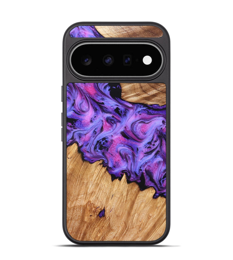Pixel 11 Wood Phone Case - Keara (Purple, 826364)
