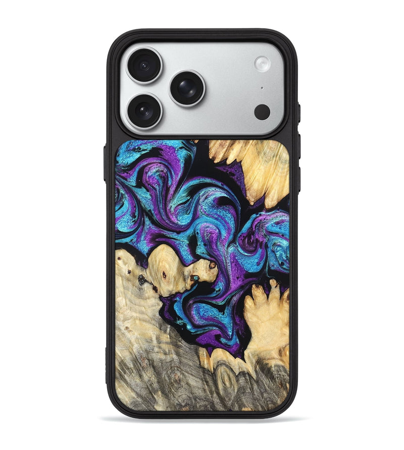 iPhone 18 Pro Max Wood Phone Case - Rhoda (Purple, 826371)