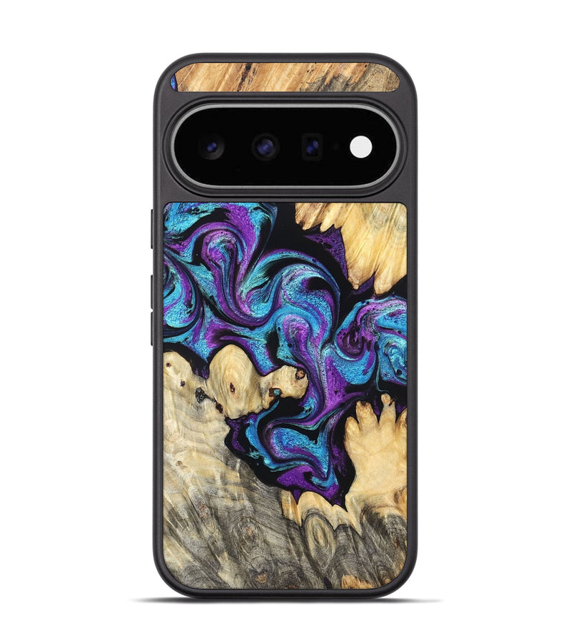 Pixel 11 Wood Phone Case - Rhoda (Purple, 826371)