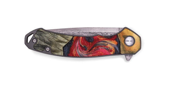EDC Wood Pocket Knife - Theron (Red, 826377)