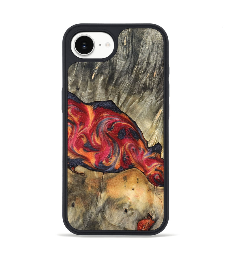 iPhone 17e Wood Phone Case - Theron (Red, 826377)