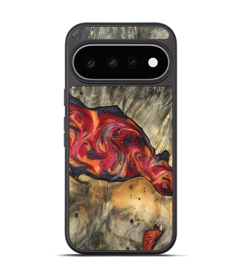 Pixel 11 Wood Phone Case - Theron (Red, 826377)