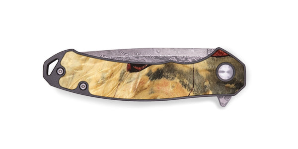 EDC Wood Pocket Knife - Aidyn (Red, 826382)