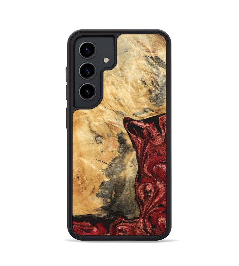 Galaxy S24 Wood Phone Case - Aidyn (Red, 826382)