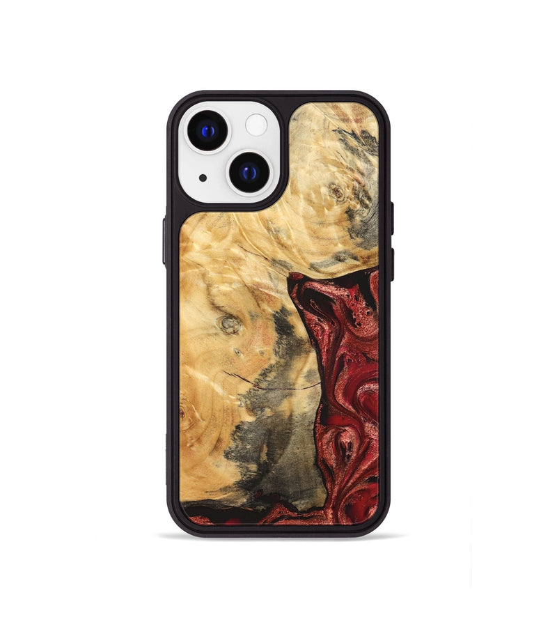 iPhone 13 mini Wood Phone Case - Aidyn (Red, 826382)