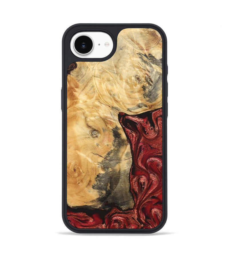 iPhone 17e Wood Phone Case - Aidyn (Red, 826382)