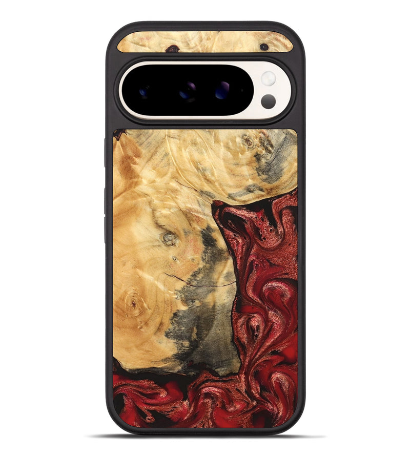 Pixel 10 Pro XL Wood Phone Case - Aidyn (Red, 826382)