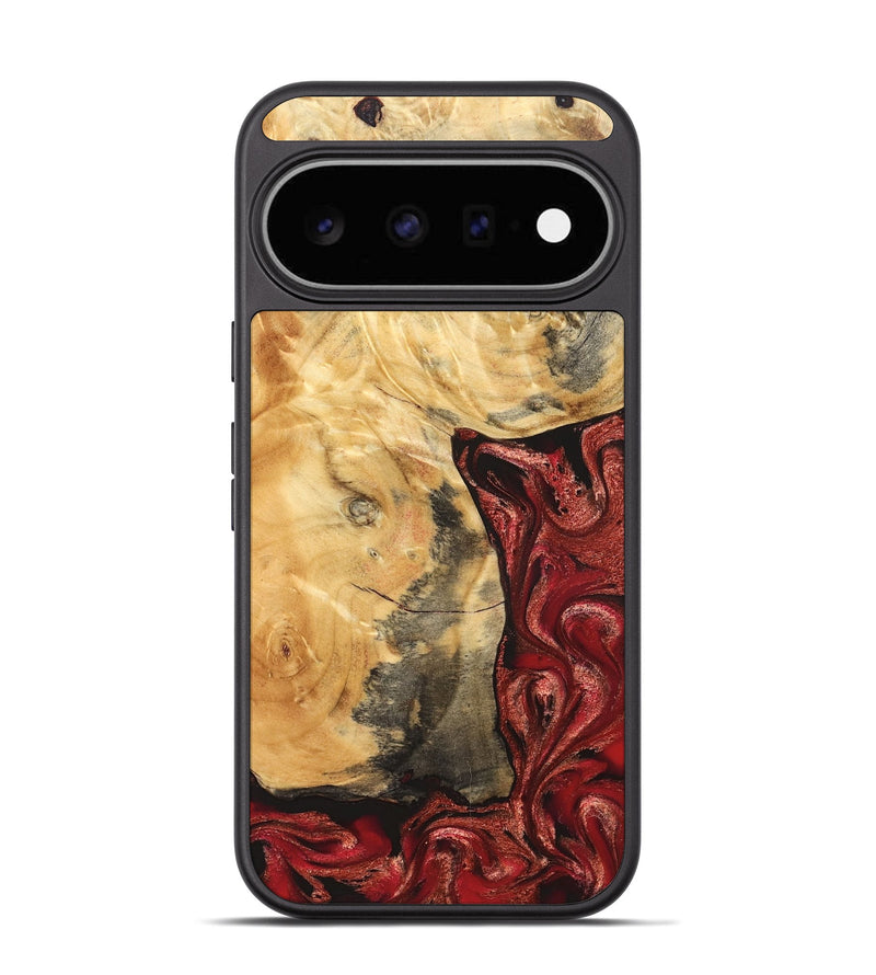 Pixel 11 Wood Phone Case - Aidyn (Red, 826382)
