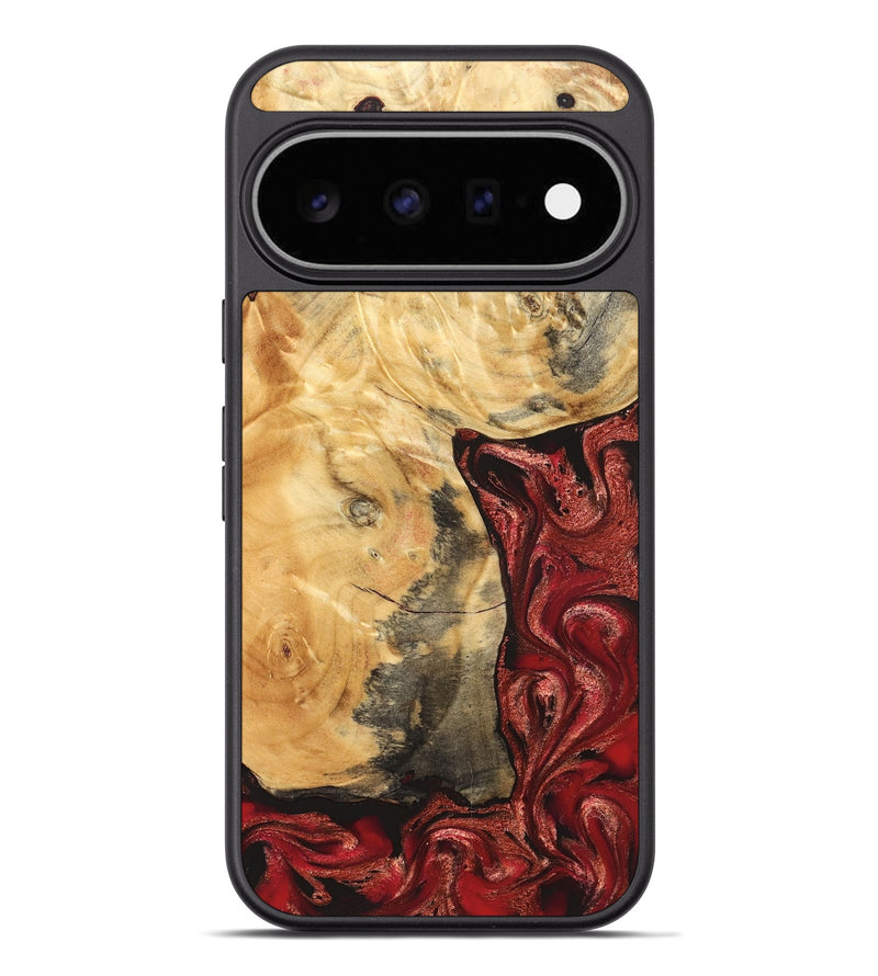 Pixel 11 Pro XL Wood Phone Case - Aidyn (Red, 826382)