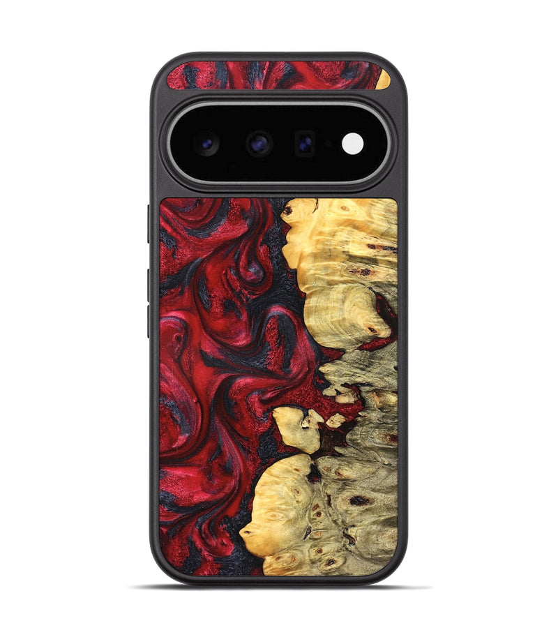 Pixel 11 Wood Phone Case - Claudia (Red, 826383)