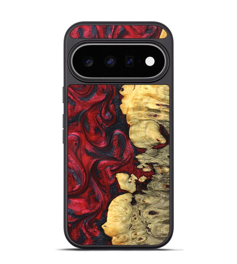 Pixel 11 Pro Wood Phone Case - Claudia (Red, 826383)