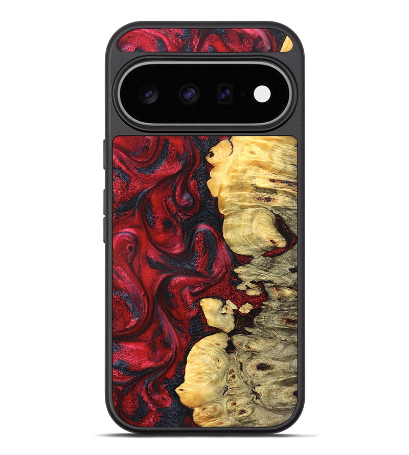 Pixel 11 Pro XL Wood Phone Case - Claudia (Red, 826383)