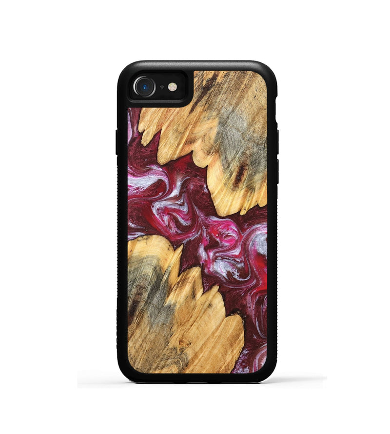 iPhone SE Wood Phone Case - Jessi (Red, 826384)