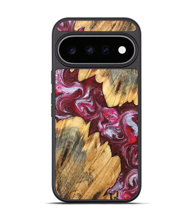 Pixel 11 Pro Wood Phone Case - Jessi (Red, 826384)