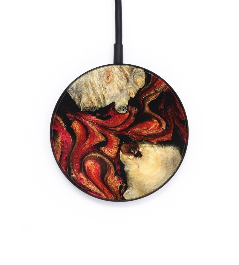 Circle Wood Wireless Charger - Lawson (Red, 826385)