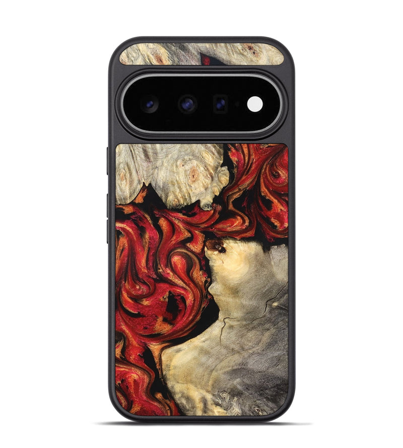 Pixel 11 Pro Wood Phone Case - Lawson (Red, 826385)