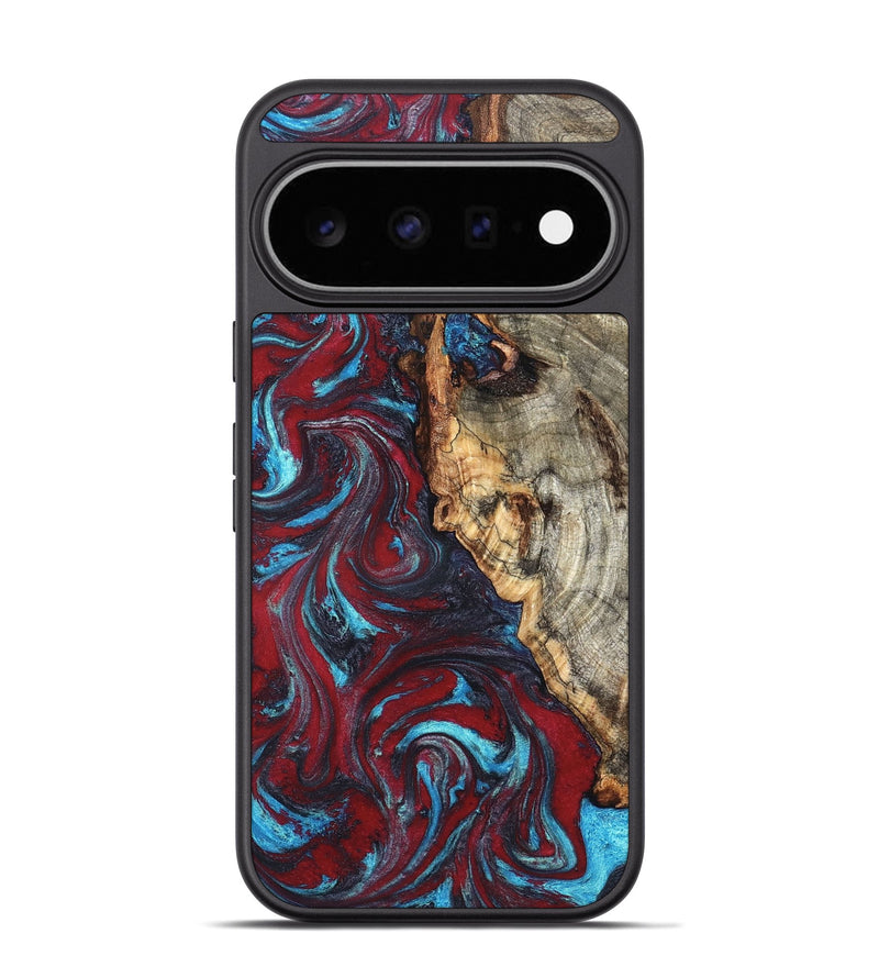 Pixel 11 Pro Wood Phone Case - Buford (Red, 826386)