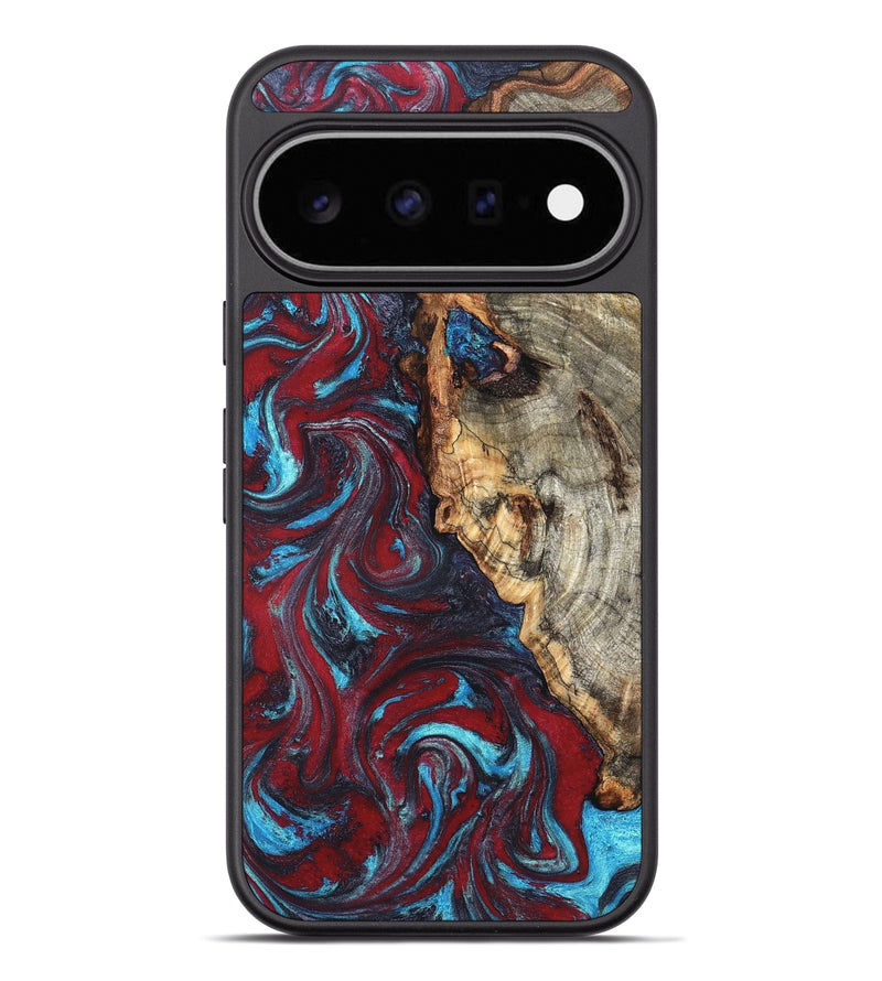 Pixel 11 Pro XL Wood Phone Case - Buford (Red, 826386)
