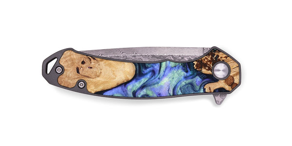 EDC Wood Pocket Knife - Noelle (Purple, 826393)