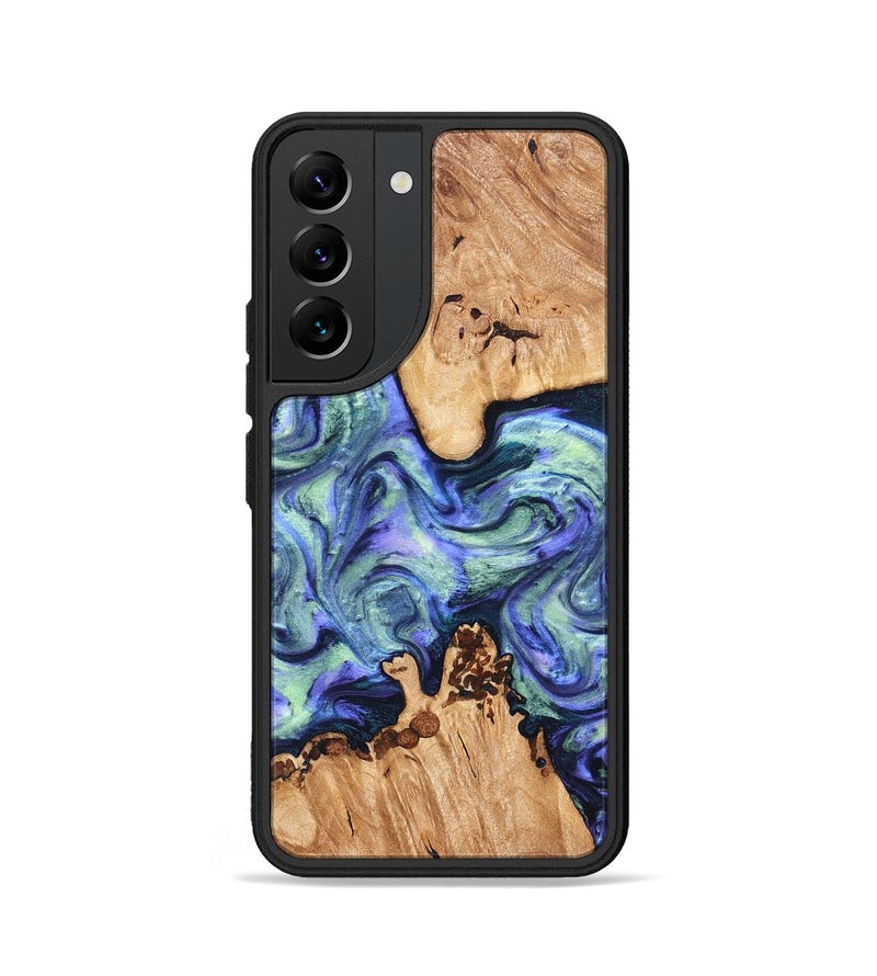 Galaxy S22 Wood Phone Case - Noelle (Purple, 826393)