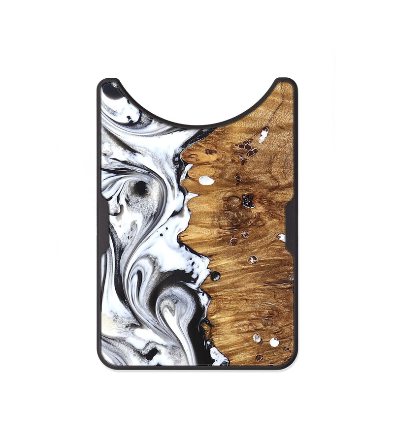 Alloy Wood Wallet - Lamont (Black & White, 826396)