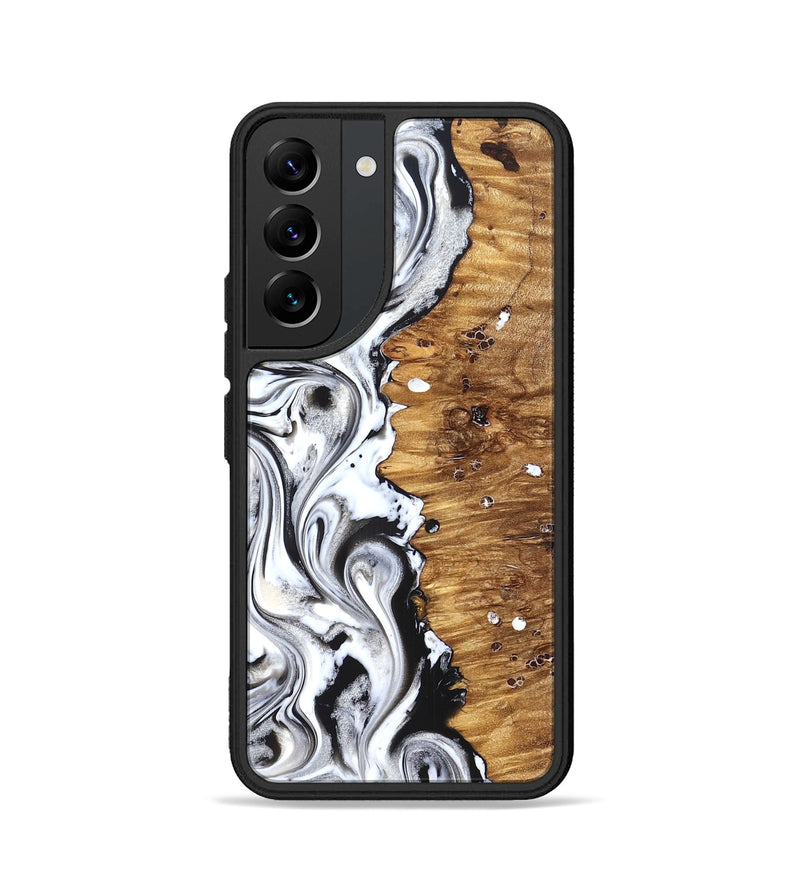Galaxy S22 Wood Phone Case - Lamont (Black & White, 826396)