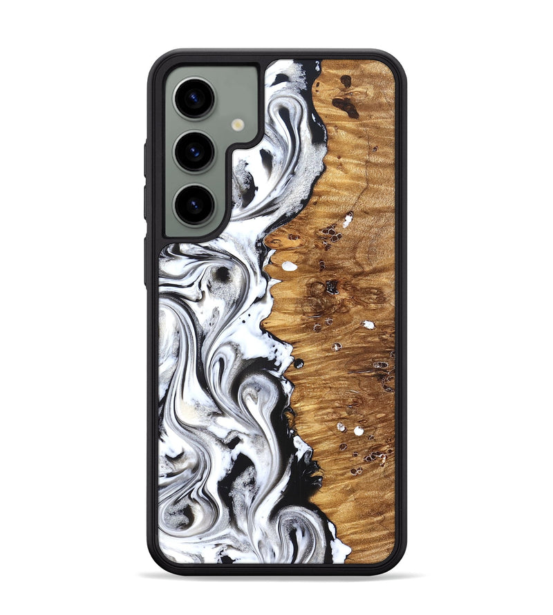 Galaxy S24 Plus Wood Phone Case - Lamont (Black & White, 826396)
