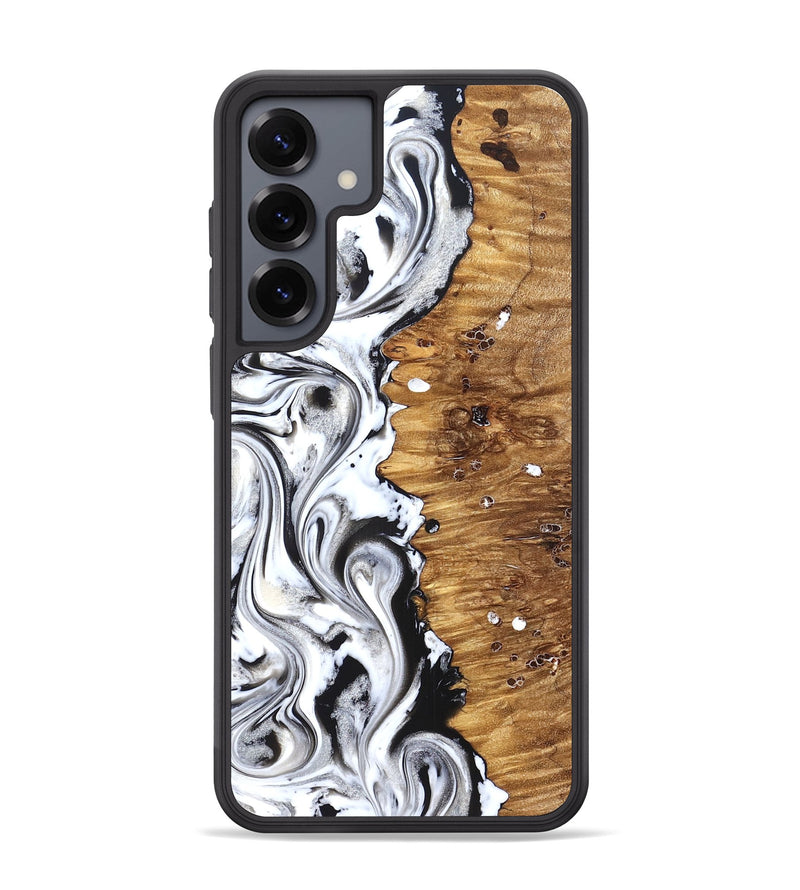Galaxy S25 Plus Wood Phone Case - Lamont (Black & White, 826396)