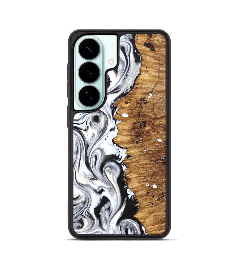 Galaxy S26 Wood Phone Case - Lamont (Black & White, 826396)