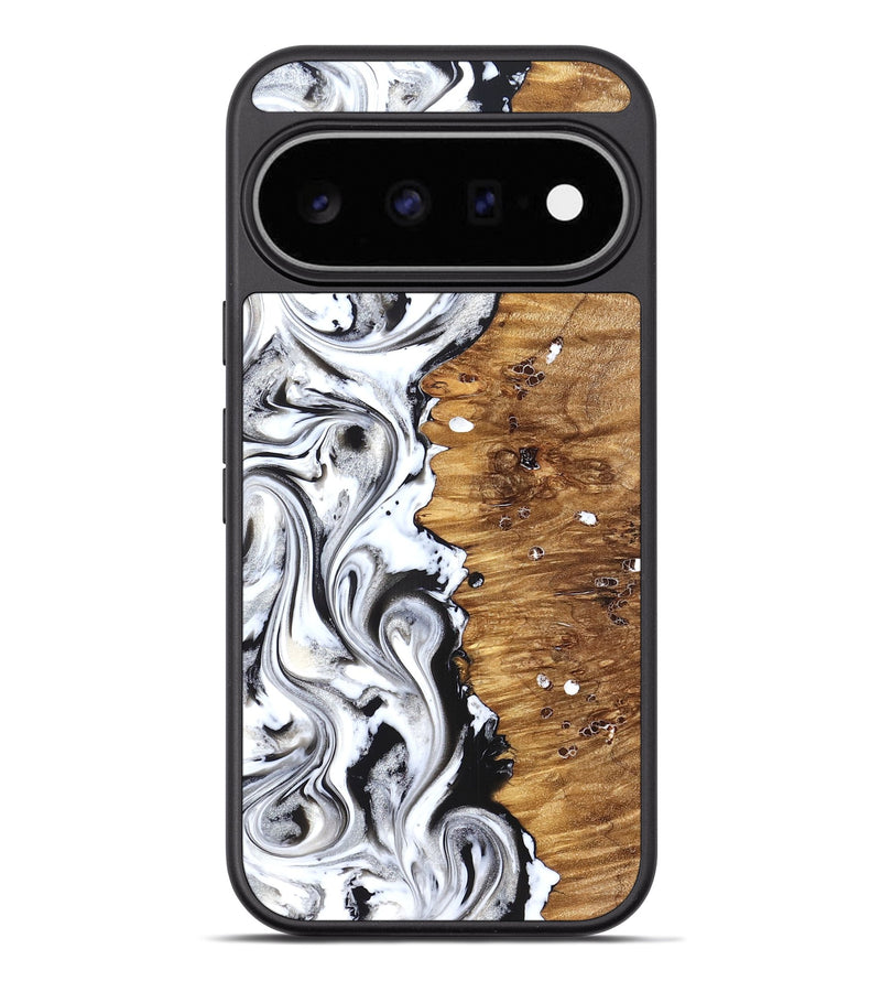 Pixel 11 Pro XL Wood Phone Case - Lamont (Black & White, 826396)