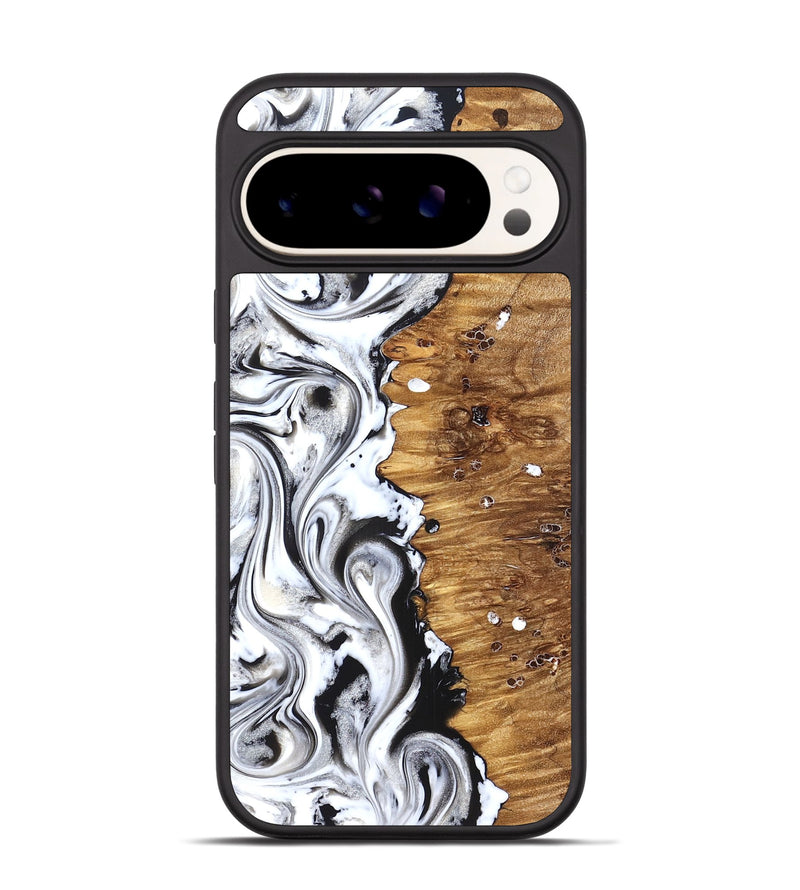 Pixel 9 Wood Phone Case - Lamont (Black & White, 826396)
