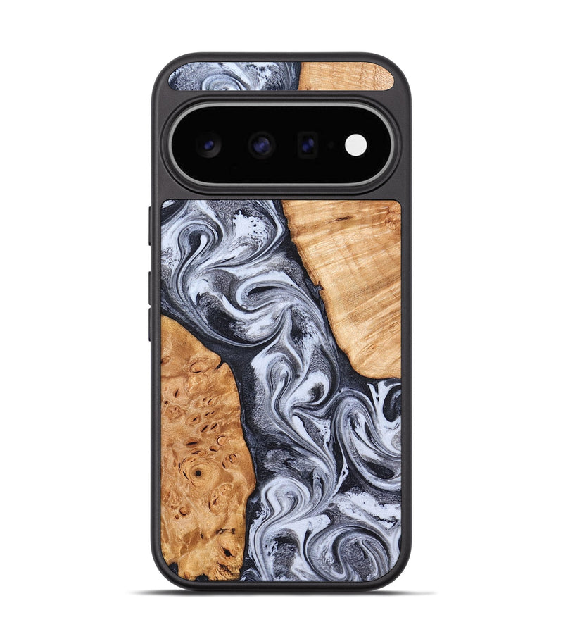 Pixel 11 Wood Phone Case - Cindy (Black & White, 826397)