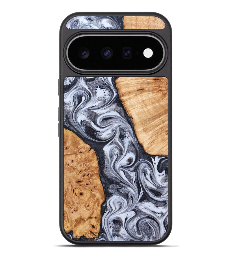 Pixel 11 Pro XL Wood Phone Case - Cindy (Black & White, 826397)
