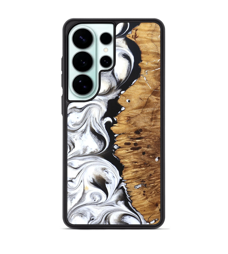 Galaxy S26 Ultra Wood Phone Case - Rianna (Black & White, 826398)