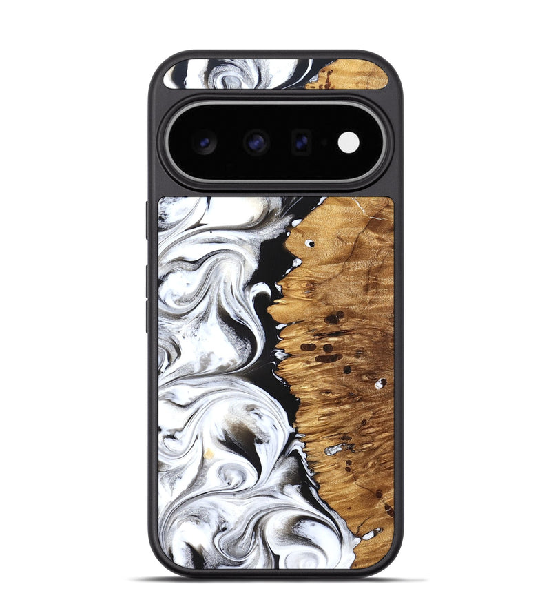 Pixel 11 Pro Wood Phone Case - Rianna (Black & White, 826398)
