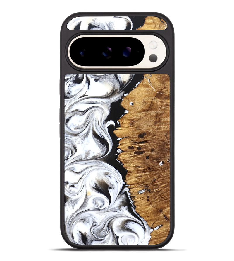 Pixel 9 Pro XL Wood Phone Case - Rianna (Black & White, 826398)