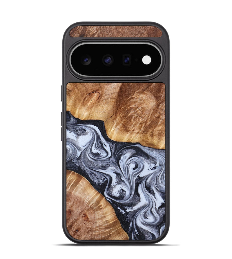 Pixel 11 Wood Phone Case - Tess (Black & White, 826399)