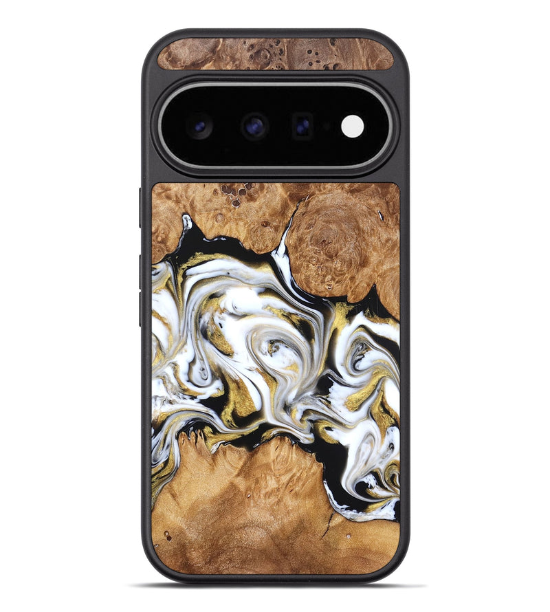 Pixel 11 Pro XL Wood Phone Case - Marques (Black & White, 826400)