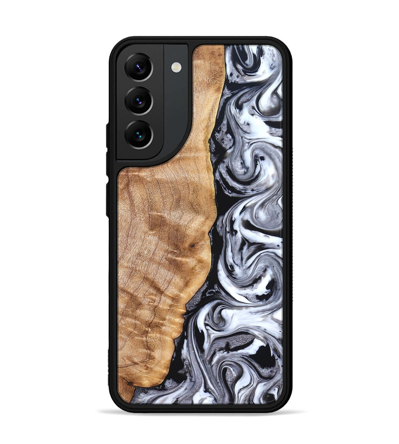 Galaxy S22 Plus Wood Phone Case - Rhonda (Black & White, 826402)
