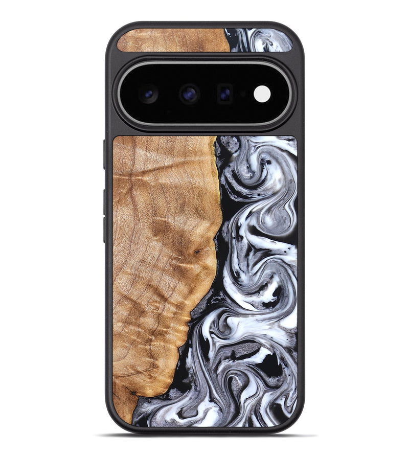 Pixel 11 Pro XL Wood Phone Case - Rhonda (Black & White, 826402)
