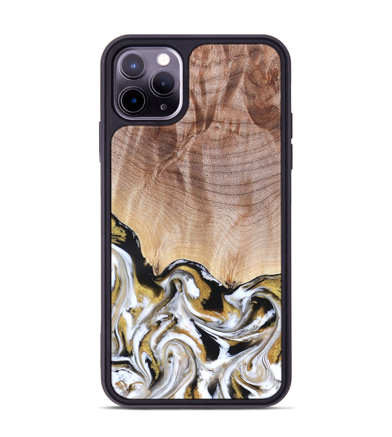 iPhone 11 Pro Max Wood Phone Case - Legacy (Black & White, 826403)
