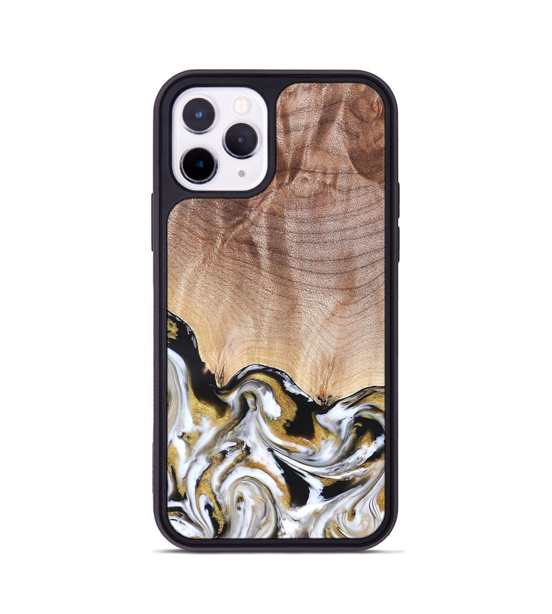 iPhone 11 Pro Wood Phone Case - Legacy (Black & White, 826403)