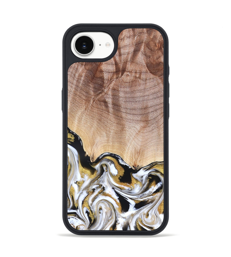iPhone 16e Wood Phone Case - Legacy (Black & White, 826403)