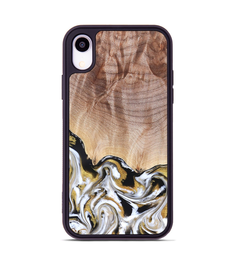 iPhone Xr Wood Phone Case - Legacy (Black & White, 826403)