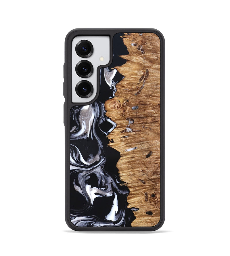 Galaxy S25 Wood Phone Case - Blaire (Black & White, 826404)